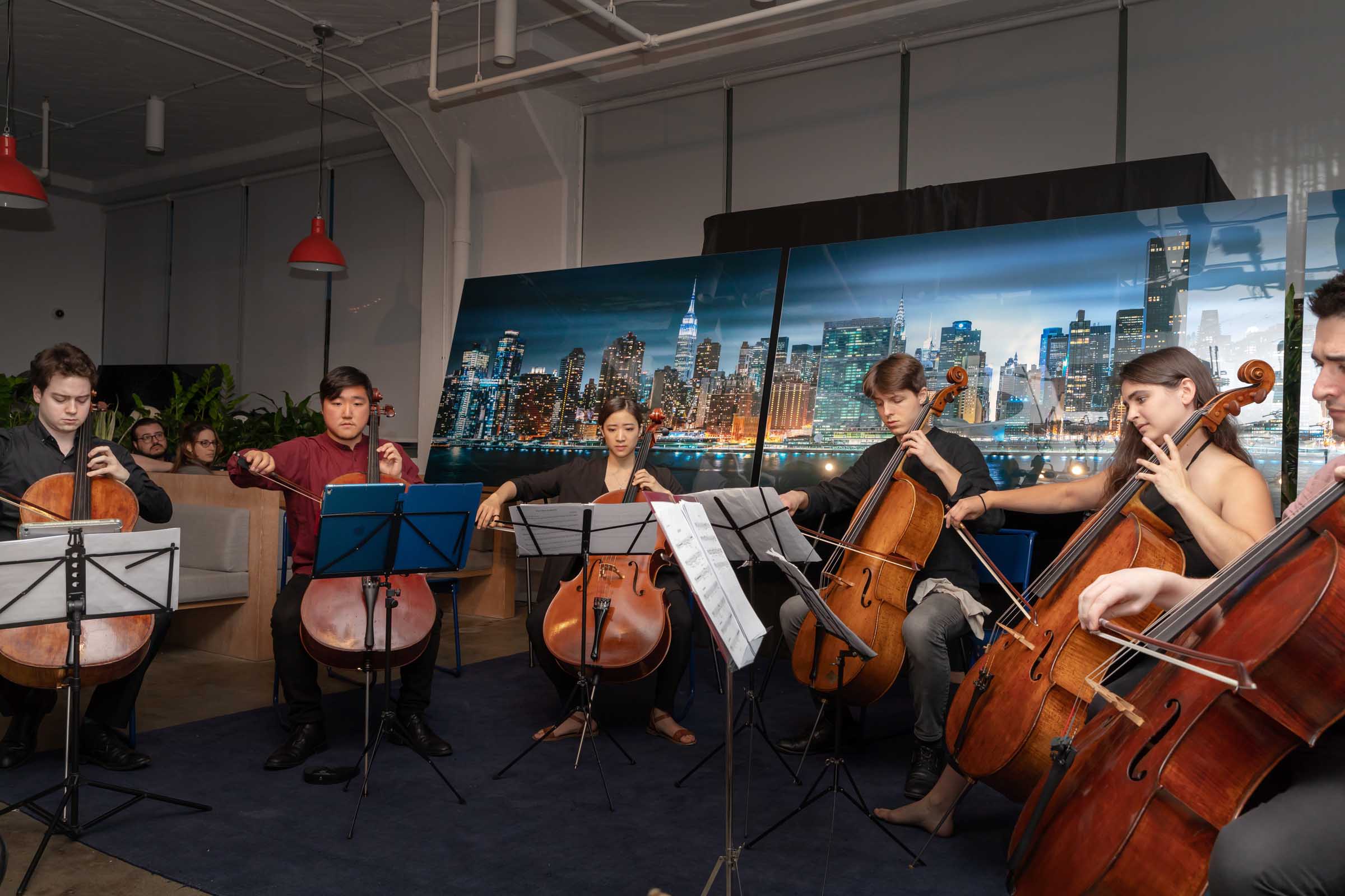 A picture from a VAST photo exhibition event in Tribeca, New York City.