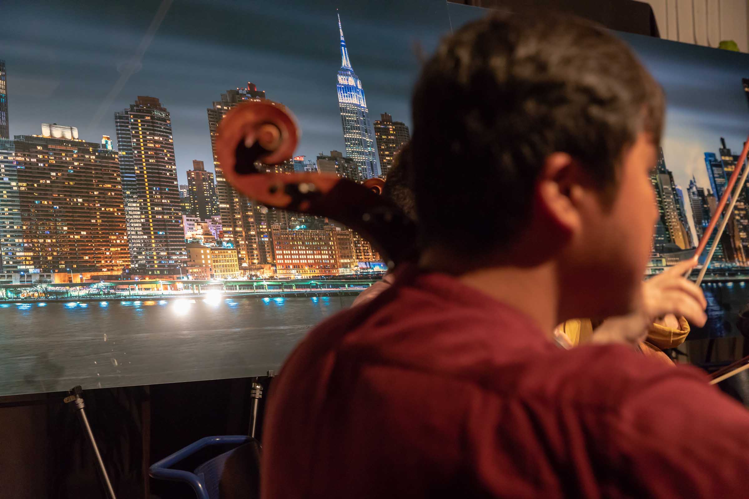 A picture from a VAST photo exhibition event in Tribeca, New York City.