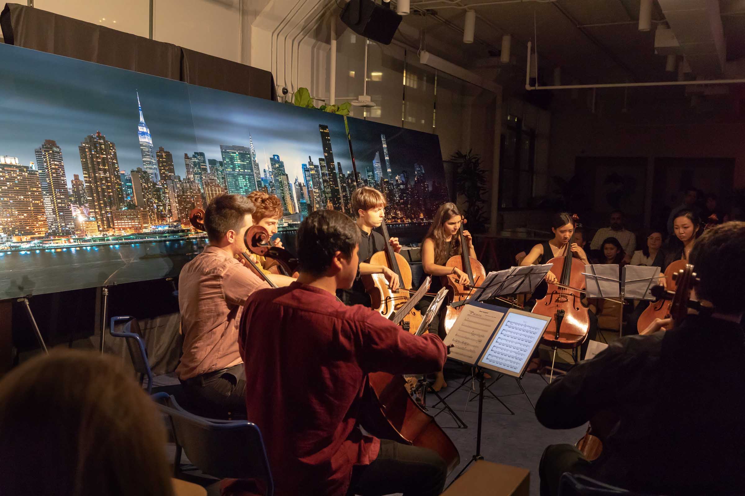 A picture from a VAST photo exhibition event in Tribeca, New York City.