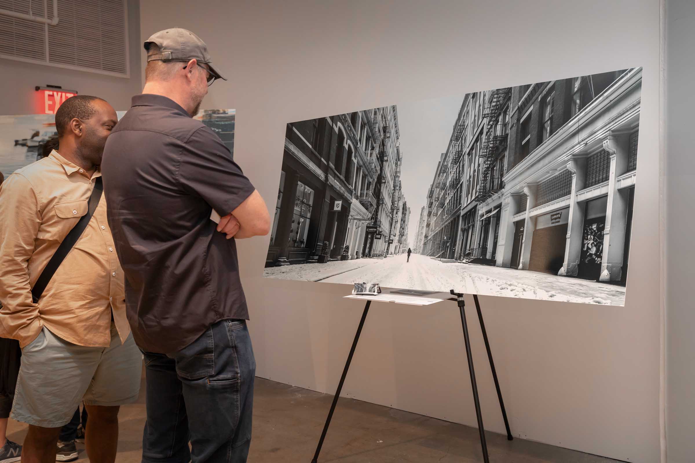 A picture from a VAST photo exhibition event in Tribeca, New York City.