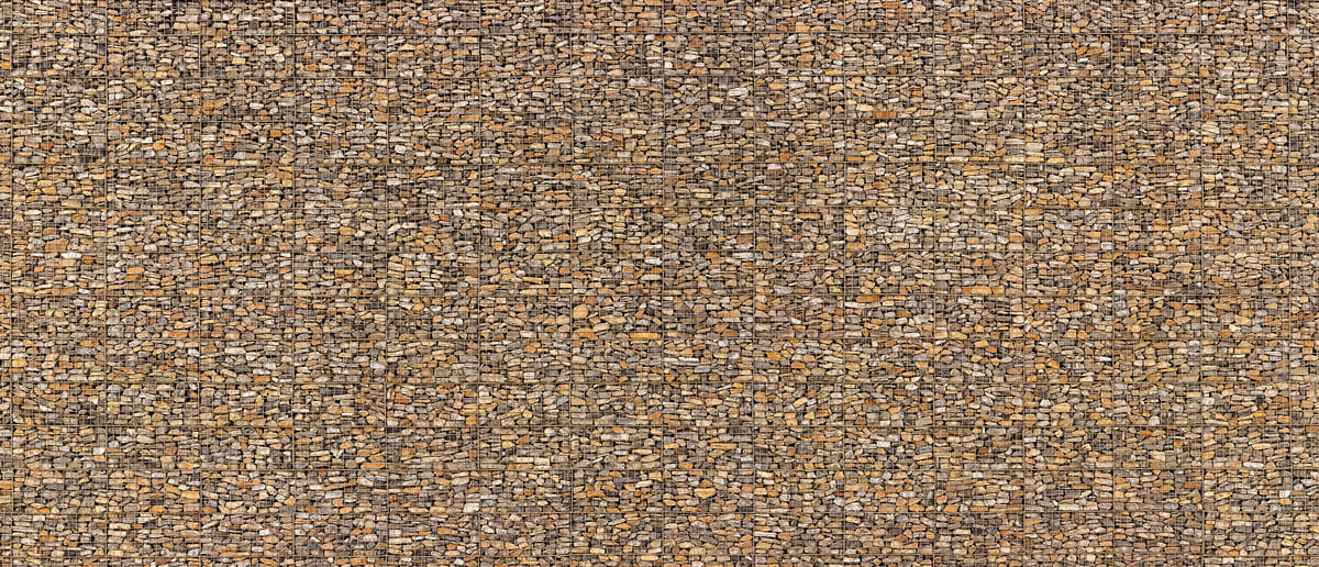 479 megapixels! A very high resolution, large-format VAST photo print of a manmade rock wall texture; photograph created by Scott Dimond in Calgary, Alberta.