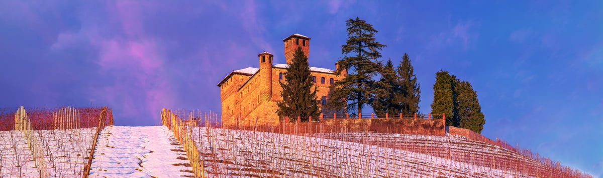 337 megapixels! A very high resolution, large-format VAST photo print of Grinzane Cavour Castle; photograph created by Duilio Fiorille in Grinzane Cavour, Italy.