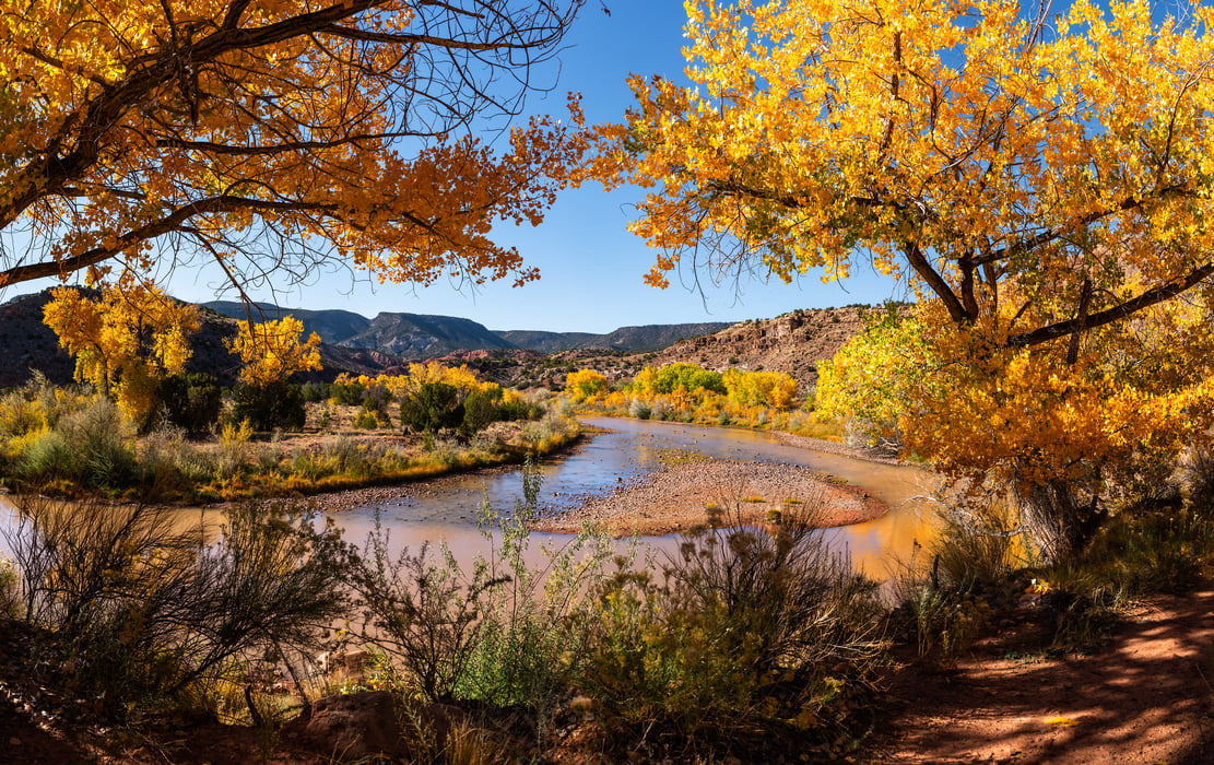 478 megapixels! A very high resolution, large-format VAST photo print of a New Mexico nature scene; photograph created by Phillip Noll in Abiquiu, New Mexico.
