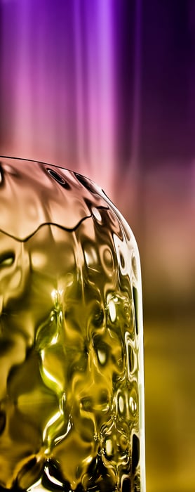 765 megapixels! A very high resolution, large-format VAST photo print of highlights on glassware; photograph created by David Lineton.