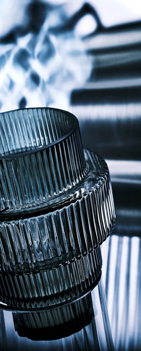 782 megapixels! A very high resolution, large-format VAST photo print of glassware highlights; photograph created by David Lineton.