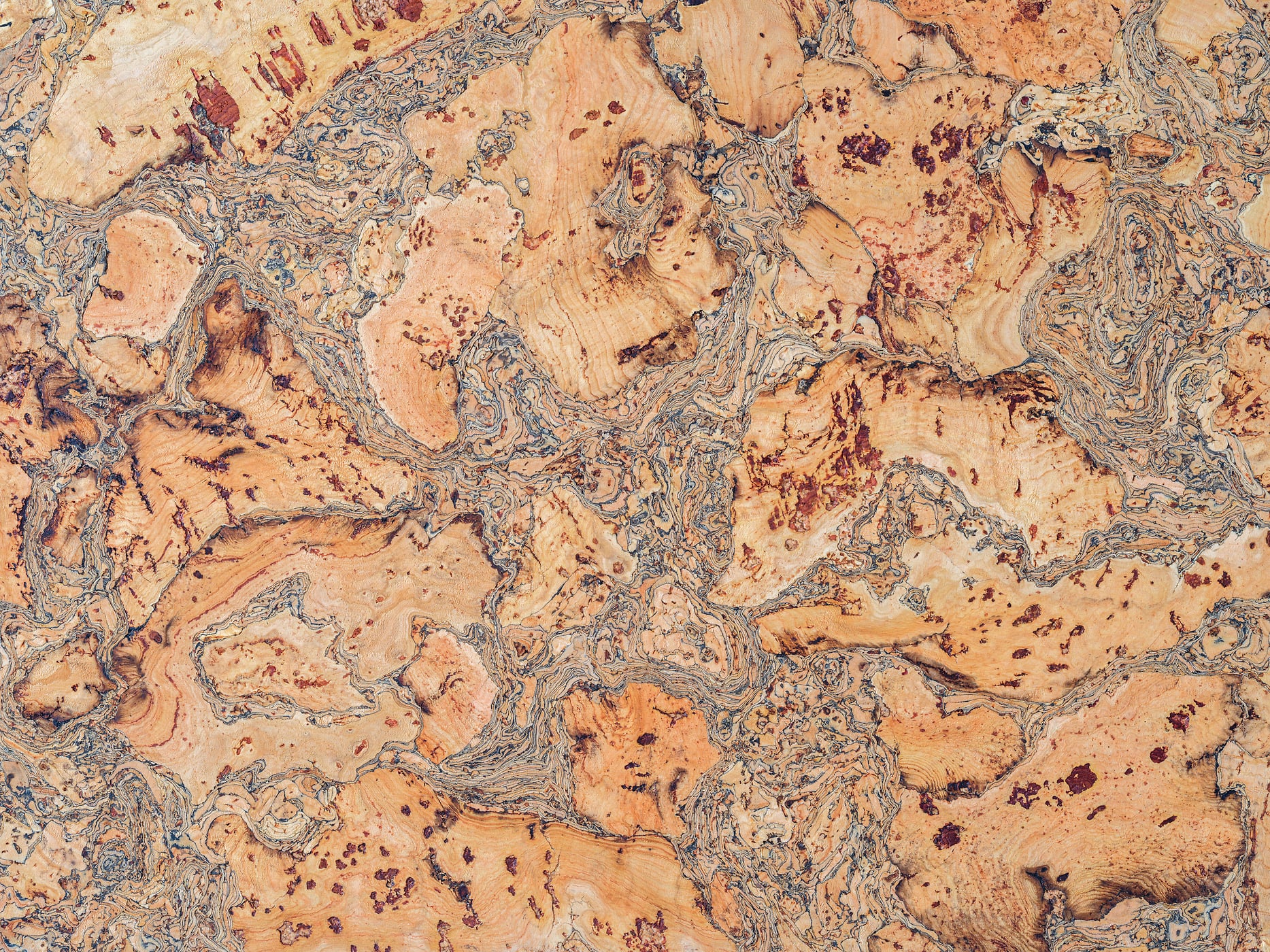 406 megapixels! A very high resolution, fine art photograph of a wine cork up close; macro photograph created by Assaf Frank.