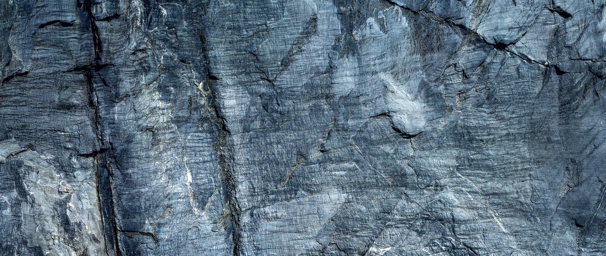 219 megapixels! A very high resolution texture photo of cool blue metamorphosed slate crystalline textures; gigapixel image available to be licensed and downloaded as a digital file from VAST; photograph created by David Lineton.