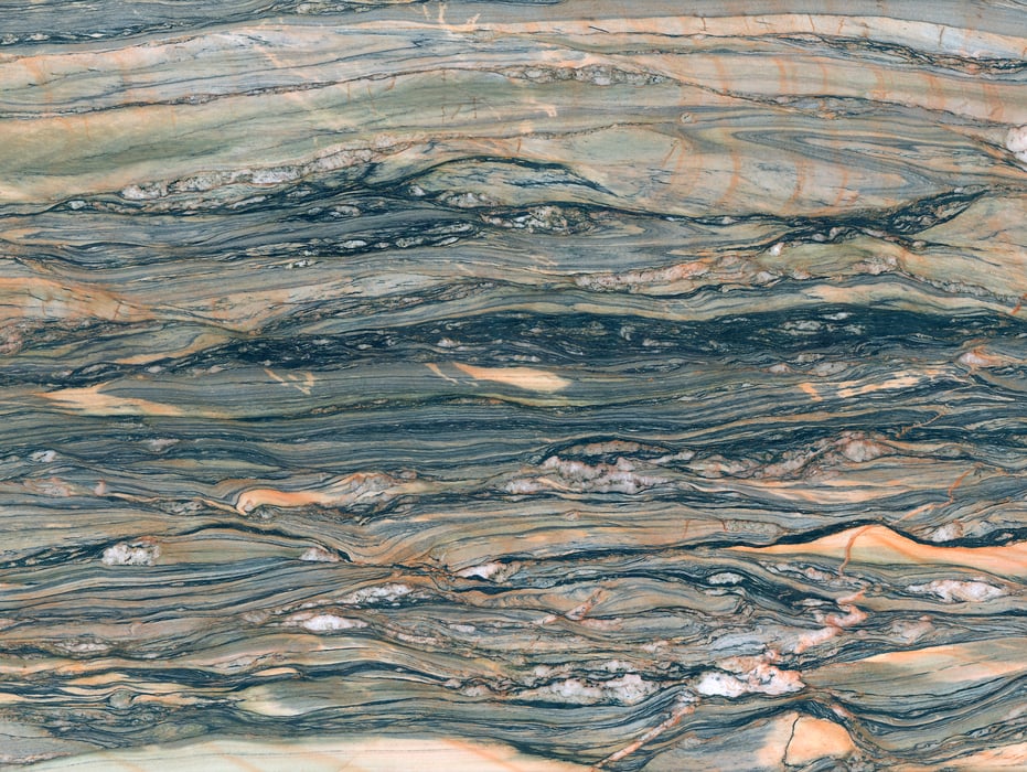 5,022 megapixels! A very high resolution texture photo of fusion black quartzite surfaces; gigapixel image available to be licensed and downloaded as a digital file from VAST; photograph created by David Lineton.